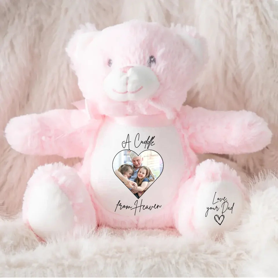 Personalised Cuddle Bear | Always in our heart